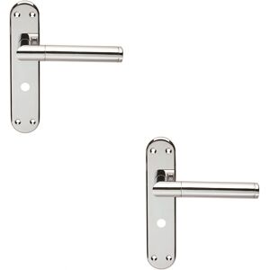 Unknown - Loops 2x Round Bar Lever - Polished Chrome - Door Handle Unknown - Loops 2x Round Bar Lever - Polished Chrome - Door Handle