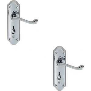 Loops - Victorian Upturned Lever - Chrome - Door lever Loops - Victorian Upturned Lever - Chrome - Door lever