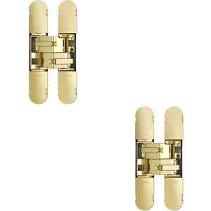 Generic - 134x24mm Concealed - Brass Plated - Hinge Generic - 134x24mm Concealed - Brass Plated - Hinge