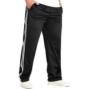 CityComfort Calças de jogging em acetato para homens - Preto XL - Joggers CityComfort Calças de jogging em acetato para homens - Preto XL - Joggers