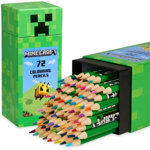 Minecraft Colouring Pencils Set for Kids 72 Pencils Colouring Box Creeper Design - Colouring Pencils Set Minecraft Colouring Pencils Set for Kids 72 Pencils Colouring Box Creeper Design - Colouring Pencils Set
