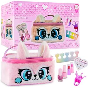 Kreativekraft Conjunto de Maquiagem e Esmalte para Meninas - Seguro para Crianças Kreativekraft Conjunto de Maquiagem e Esmalte para Meninas - Seguro para Crianças
