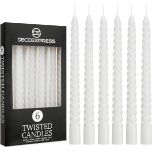 DECO EXPRESS 6 Hour Twisted Candles - Candles DECO EXPRESS 6 Hour Twisted Candles - Candles