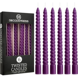 DECO EXPRESS 6 Hours Twisted Candles - Candles DECO EXPRESS 6 Hours Twisted Candles - Candles