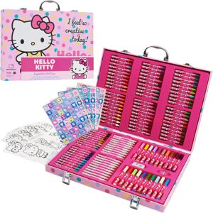 Hello Kitty Pink Art Set for Kids - Drawing & Coloring Supplies Hello Kitty Pink Art Set for Kids - Drawing & Coloring Supplies