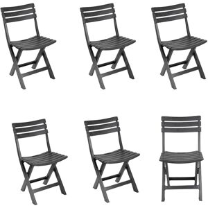 URBN Living - 6Pc Fold Garden Chair Set - Outdoor Furniture URBN Living - 6Pc Fold Garden Chair Set - Outdoor Furniture