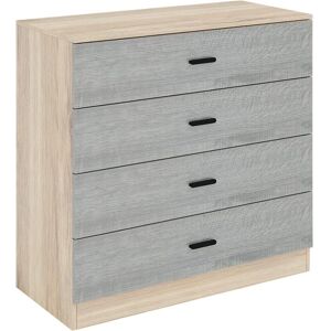 URBN Living - OakCarcassAshGrey4DrawerChest - Coffre - Publicité URBN Living - OakCarcassAshGrey4DrawerChest - Coffre - Publicité