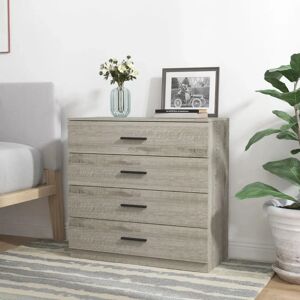 URBN Living - Ash Grey Chest - Ash Grey - 4 Drawer - Chest of drawers URBN Living - Ash Grey Chest - Ash Grey - 4 Drawer - Chest of drawers