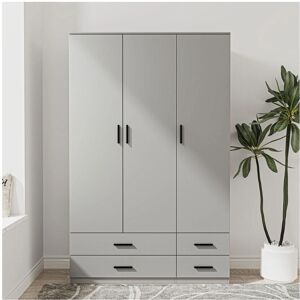 URBN Living - 3 Door 4 Drawer Wardrobe - Wardrobe URBN Living - 3 Door 4 Drawer Wardrobe - Wardrobe