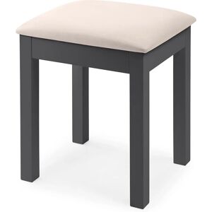 Julian Bowen Maine Anthracite Dressing Table Stool Julian Bowen Maine Anthracite Dressing Table Stool