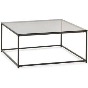 Julian Bowen Chicago Smoked Glass Square Coffee Table - Coffee Table Julian Bowen Chicago Smoked Glass Square Coffee Table - Coffee Table