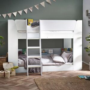 Julian Bowen Parsec Single White Wooden Bunk Bed - Bunk Bed Julian Bowen Parsec Single White Wooden Bunk Bed - Bunk Bed