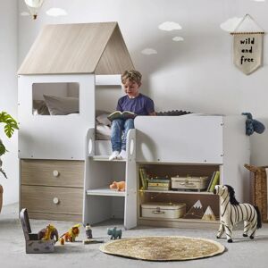 Julian Bowen Orpheus White Oak House-Style Bed Frame Julian Bowen Orpheus White Oak House-Style Bed Frame