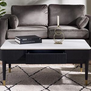 Julian Bowen - Louis - Marmoroptik - Schwarz - Couchtisch Julian Bowen - Louis - Marmoroptik - Schwarz - Couchtisch