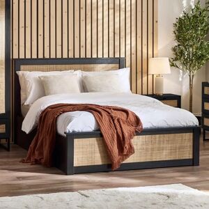 Julian Bowen - Padstow - 4ft6 - Negro - Cama de Bastidor Julian Bowen - Padstow - 4ft6 - Negro - Cama de Bastidor