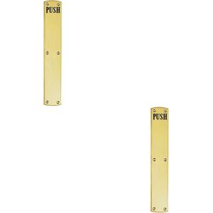 Unknown - Traditional 457x75 - Door Finger Plate Unknown - Traditional 457x75 - Door Finger Plate