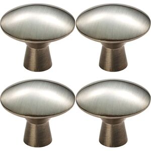 Loops - Disc Knob - 27mm - Satin Nickel - Cabinet Door Knob Loops - Disc Knob - 27mm - Satin Nickel - Cabinet Door Knob