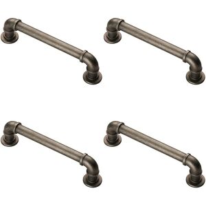 Unknown - Loops - 128mm fixing centres - 12mm dia - Pewter - cabinet pull handle Unknown - Loops - 128mm fixing centres - 12mm dia - Pewter - cabinet pull handle