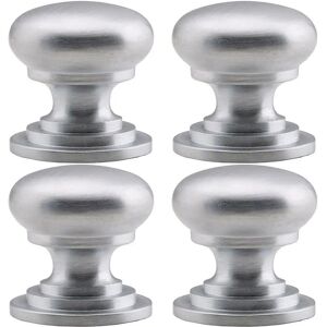 GEN - Victorian Cupboard Knob - Satin Chrome - Cabinet Knob GEN - Victorian Cupboard Knob - Satin Chrome - Cabinet Knob