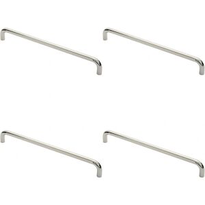 Loops - Round D Bar Pull 469x19 - Bright Steel - Handle Loops - Round D Bar Pull 469x19 - Bright Steel - Handle