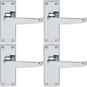 Loops - Victorian Lever - Chrome - Door Handle Loops - Victorian Lever - Chrome - Door Handle