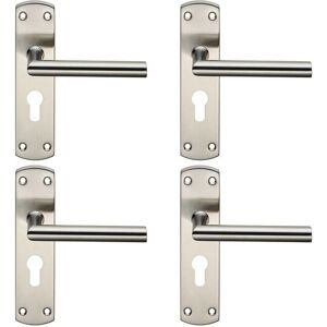 Loops - Mitred Lever Door Handle - 172x44mm - Door Handle Loops - Mitred Lever Door Handle - 172x44mm - Door Handle
