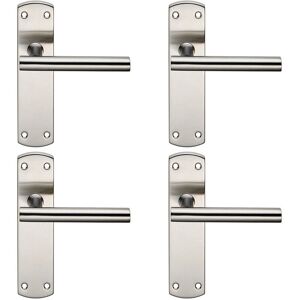 Loops - Mitred T Bar - Satin Steel - Door Handle Loops - Mitred T Bar - Satin Steel - Door Handle