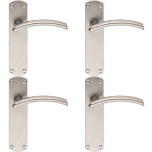 Generic - Arched Lever on Latch Backplate - Door Handle Generic - Arched Lever on Latch Backplate - Door Handle