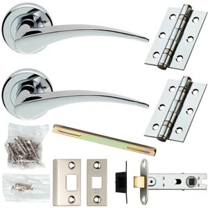 Unknown - Door Handle & Latch Pack - Chrome - Door hardware Unknown - Door Handle & Latch Pack - Chrome - Door hardware