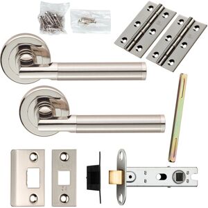 Loops - Handle & Latch Pack - Polished Nickel - Door Handle Set Loops - Handle & Latch Pack - Polished Nickel - Door Handle Set