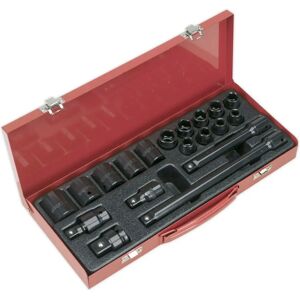 Loops - 19 Piece Impact Socket Set - 1/2" Sq Drive Loops - 19 Piece Impact Socket Set - 1/2" Sq Drive