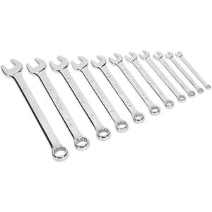 Loops 11pc Combination Hand Spanner Set - 1/4"–7/8" imperial 12-point Tool set Loops 11pc Combination Hand Spanner Set - 1/4"–7/8" imperial 12-point Tool set