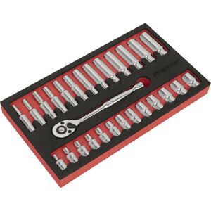Loops - 27PC - 1/4 in Drive - 6 Point - Deep Socket Set Loops - 27PC - 1/4 in Drive - 6 Point - Deep Socket Set