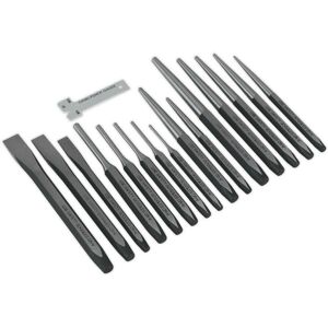 Loops - 16 Piece Punch & Chisel Set - Hardened Loops - 16 Piece Punch & Chisel Set - Hardened