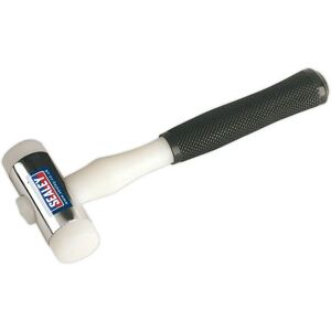Loops - 1.25lb Nylon Hammer - Nylon Face - Chrome Plated Zinc Head - Hammer Loops - 1.25lb Nylon Hammer - Nylon Face - Chrome Plated Zinc Head - Hammer