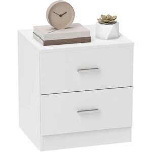 HOMCOM Bedside Table with 2 Drawers - Bedside Table HOMCOM Bedside Table with 2 Drawers - Bedside Table