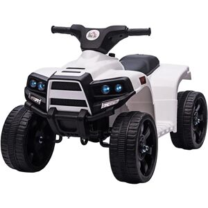 HOMCOM Kids Ride On Car 6 V White+Black - Kids Ride On Car HOMCOM Kids Ride On Car 6 V White+Black - Kids Ride On Car