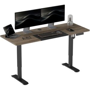 Vinsetto Height Adjustable Electric Desk - Standing Desk for Home Office - Black Vinsetto Height Adjustable Electric Desk - Standing Desk for Home Office - Black