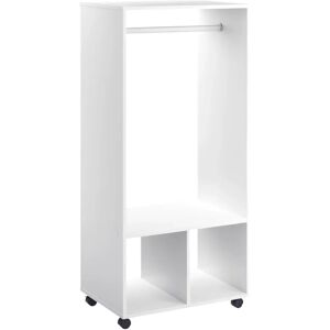 HOMCOM White Open Wardrobe - Clothes Rail & Shelves HOMCOM White Open Wardrobe - Clothes Rail & Shelves