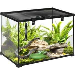 PawHut Black Reptile Terrarium - Suitable for Lizards, Frogs, Snakes PawHut Black Reptile Terrarium - Suitable for Lizards, Frogs, Snakes