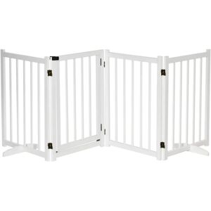 PawHut Wooden Foldable Dog Safety Barrier - Pet Gate for Small&Medium Dogs PawHut Wooden Foldable Dog Safety Barrier - Pet Gate for Small&Medium Dogs