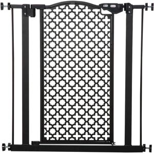 PawHut Pet Safety Gate - Adjustable, Double Lock, Steel PawHut Pet Safety Gate - Adjustable, Double Lock, Steel