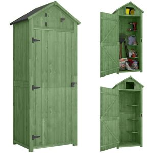 Outsunny Wooden Garden Storage Shed Tool Storage Box - Garden Storage Shed Outsunny Wooden Garden Storage Shed Tool Storage Box - Garden Storage Shed