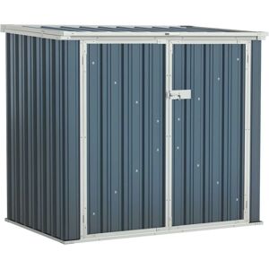 Outsunny Steel Rubbish Storage Shed - Double Locking Doors Outsunny Steel Rubbish Storage Shed - Double Locking Doors