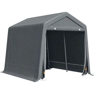 Outsunny Garden Storage Tent Bike Shed - Metal Frame & Zipper Doors - 9ft x 7.5ft - Garden Storage Outsunny Garden Storage Tent Bike Shed - Metal Frame & Zipper Doors - 9ft x 7.5ft - Garden Storage
