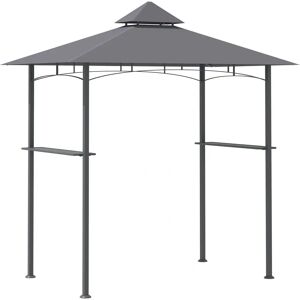 Outsunny Double-Tier BBQ Gazebo - Grill Shelter for Patio Outsunny Double-Tier BBQ Gazebo - Grill Shelter for Patio
