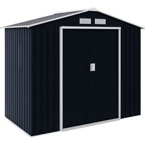 Outsunny 7 x 4ft Garden Shed with Foundation Kit and Vents - Garden Shed Outsunny 7 x 4ft Garden Shed with Foundation Kit and Vents - Garden Shed