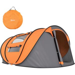 Outsunny Camping Tent Dome Pop-up with Windows for 4-5 Person - Camping Tent Outsunny Camping Tent Dome Pop-up with Windows for 4-5 Person - Camping Tent