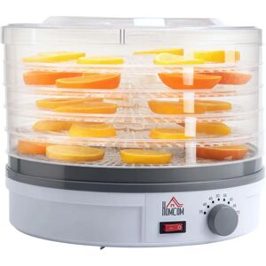 HOMCOM White 5-Tier Food Dehydrator - Food Dehydrator HOMCOM White 5-Tier Food Dehydrator - Food Dehydrator