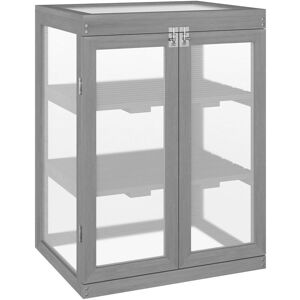 Outsunny 3-tier Wood Greenhouse Plant Shelf Garden Cold Frame Grow Dark Grey - Greenhouse Shelf Outsunny 3-tier Wood Greenhouse Plant Shelf Garden Cold Frame Grow Dark Grey - Greenhouse Shelf